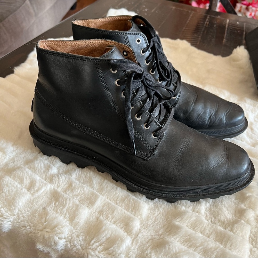 SOREL ACE CHUKKA WATERPROOF MEN'S BLACK  SIZE 12